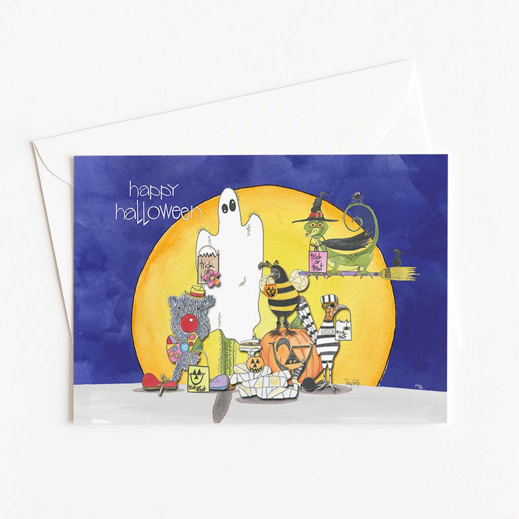 Southwest Desert Critters | Halloween Card