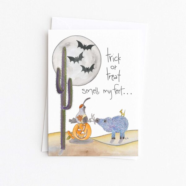 Smell My Feet Funny | Halloween Card