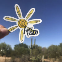 vinyl sticker arizona sun