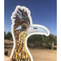 bird face vinyl sticker