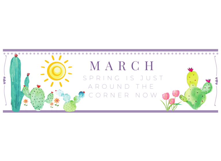 Copy of March 2021 Blog March spring is just around the corner now