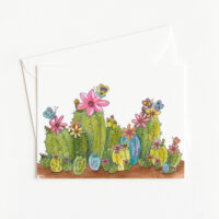 Succulents Flowers | Blank Card