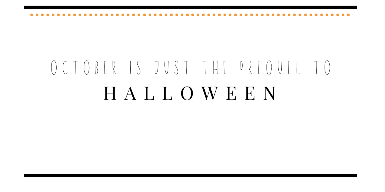 3 October is just the prequel to halloween