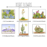 desert flowers card box set