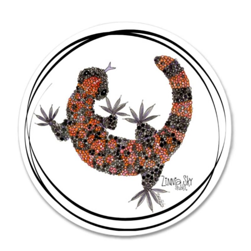 Gila monster vinyl sticker