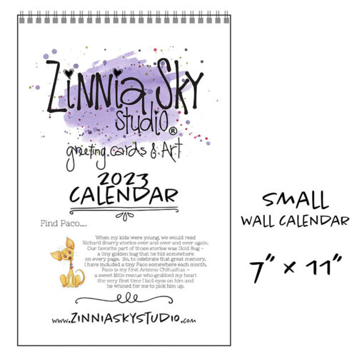 2023 wall calendar small