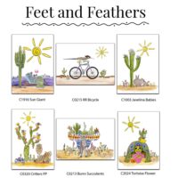 feet and feathers card box set