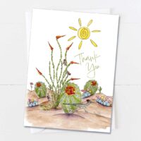 Southwest Desert Scene | Thank You Card