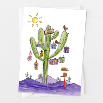 cactus campground card