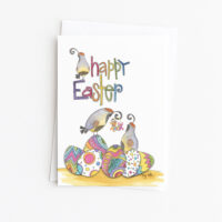 Southwest Quail Trio | Easter Card