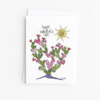 Southwest Cactus Heart | Valentine Card
