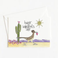 Southwest Road Runner Hearts | Valentine Card