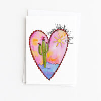 Cactus Heart Frame | Valentine's Day Card