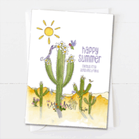Seasons & Sunshine Happy Summer | Blank Card