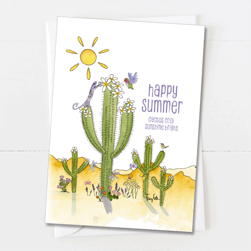 Seasons & Sunshine Happy Summer | Blank Card