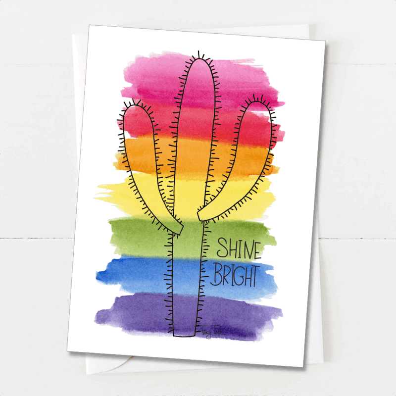 Shine Bright | Just Because Card