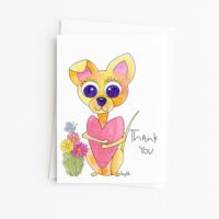 Pika Big Heart | Thank You Card