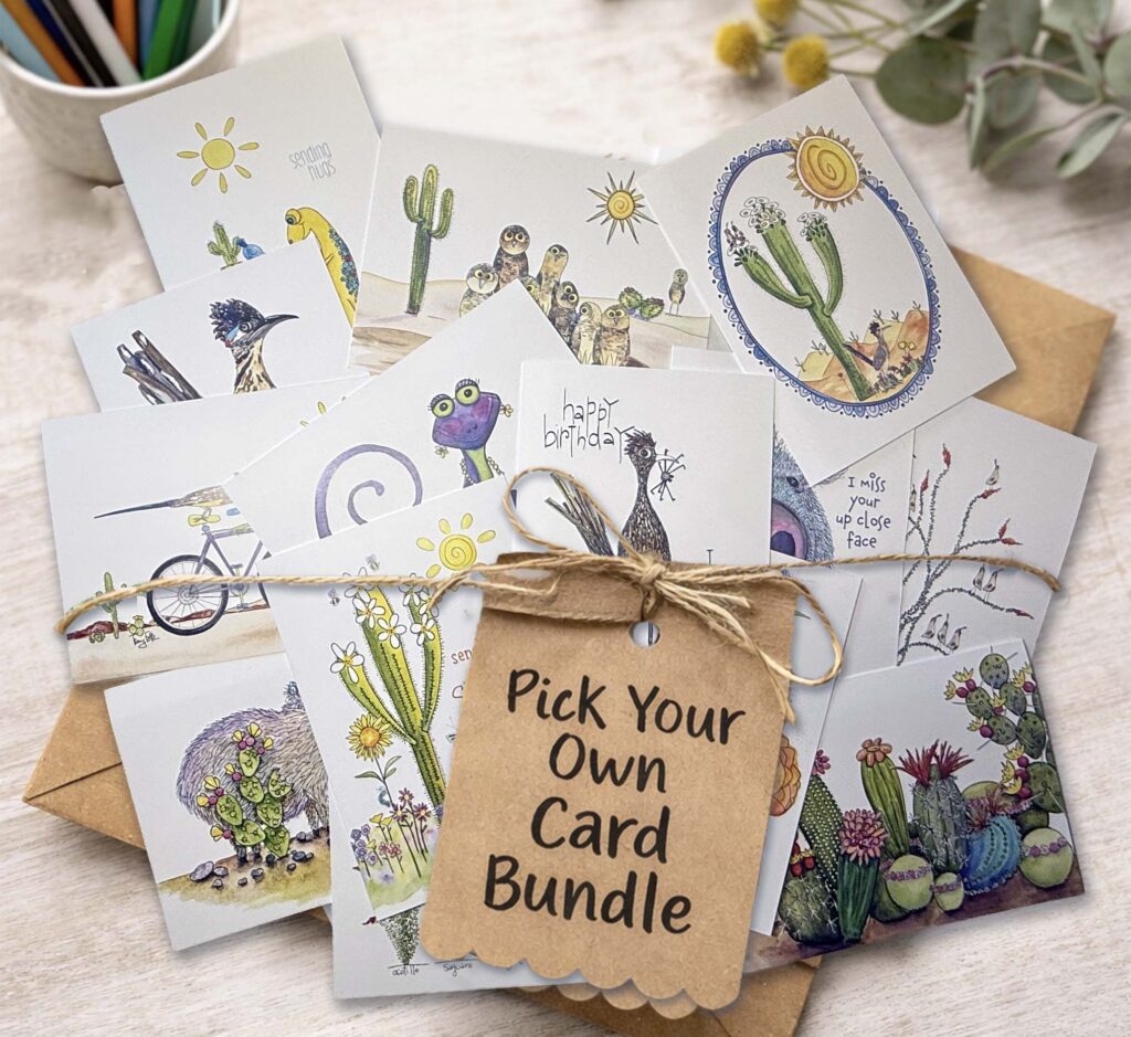 1 Card Bundle Kraft Tag