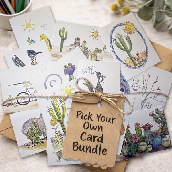 1 Card Bundle Kraft Tag