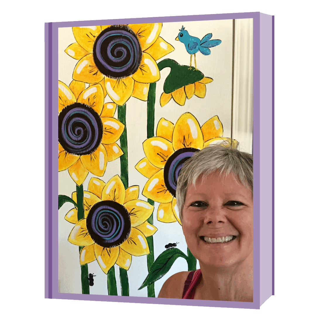 sunflowers door