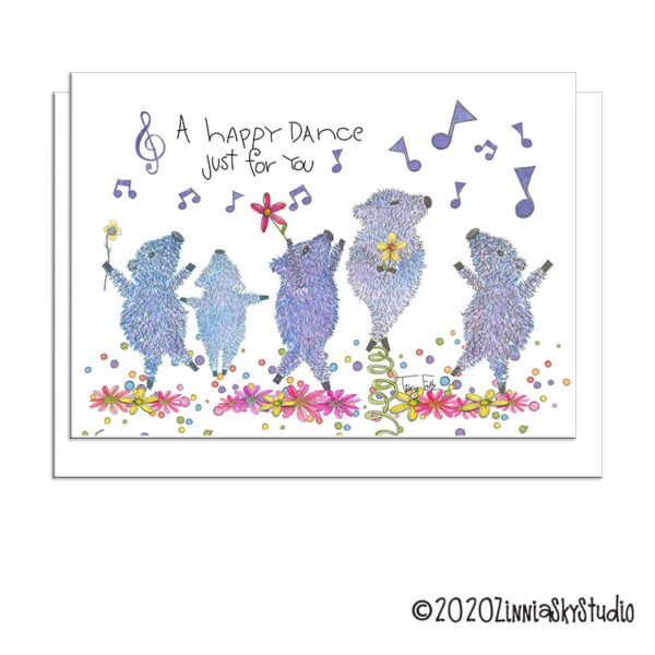 Javelina Happy Dance | Congratulations Card | Zinnia Sky Studio