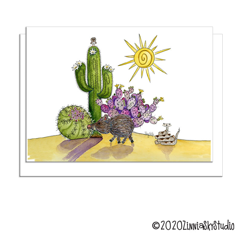 Southwest Desert Medley | Blank Card | Zinnia Sky Studio