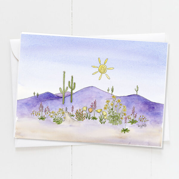 Desert Fun Note Card Set — additional view | Zinnia Sky Studio