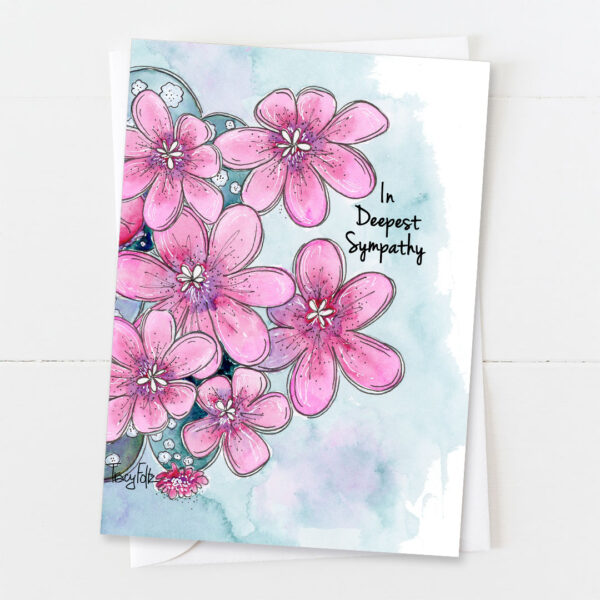 Southwest Cactus Flowers | Sympathy Card | Zinnia Sky Studio