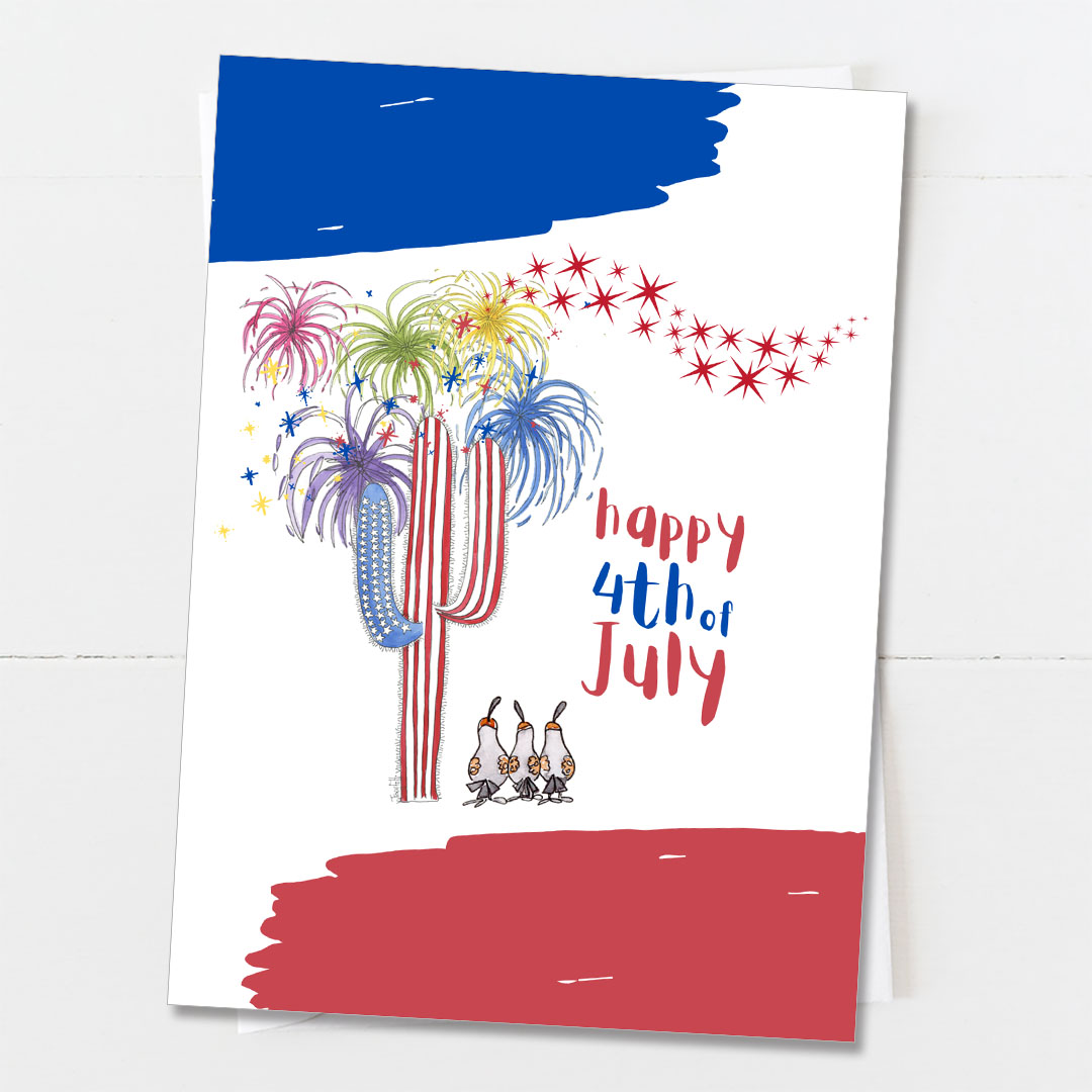 Fireworks Quail | 4th of July | Zinnia Sky Studio