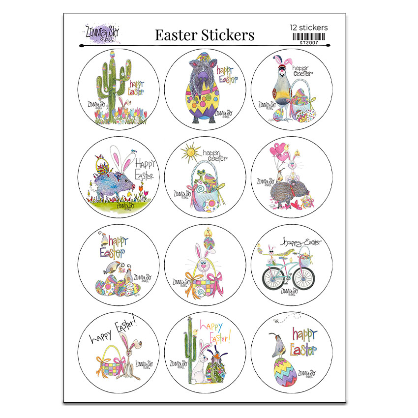 Stickers Easter | Zinnia Sky Studio