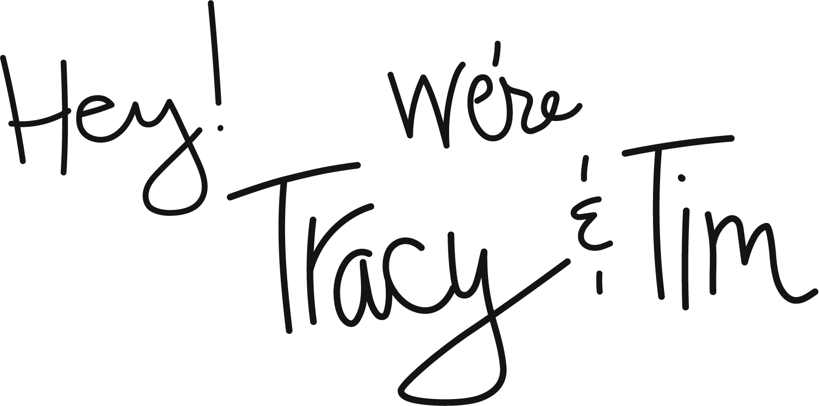 Hey were Tracy and Tim