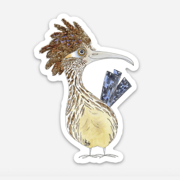 Rizo the road runner bird vinyl sticker